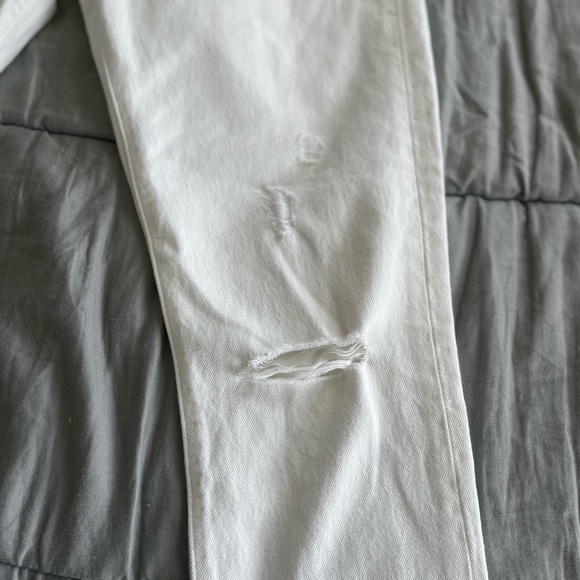 LEVIS 501 CREAM WHITE SKINNY JEANS - Picture 6 of 6
